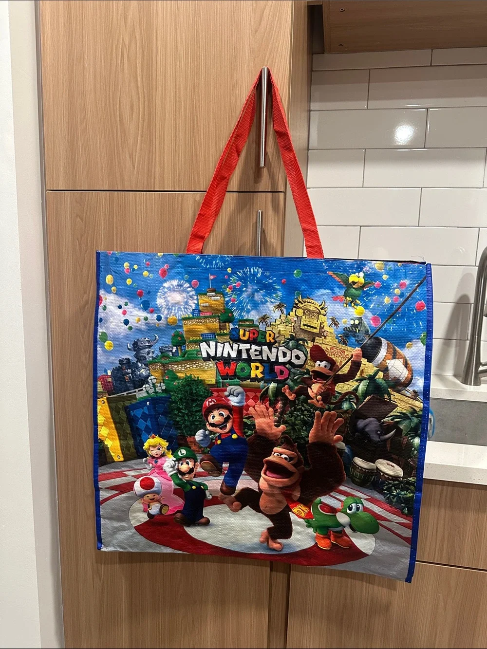 Oversized reusable bag from epic universe